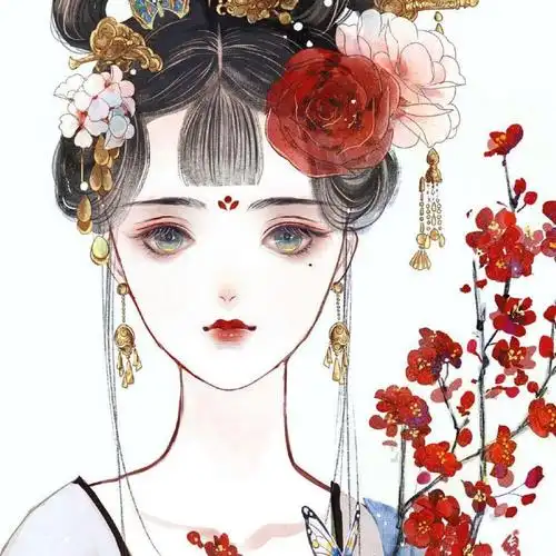 古韵古风古装美人卡通动漫头像大部分自截喜欢收藏下吧