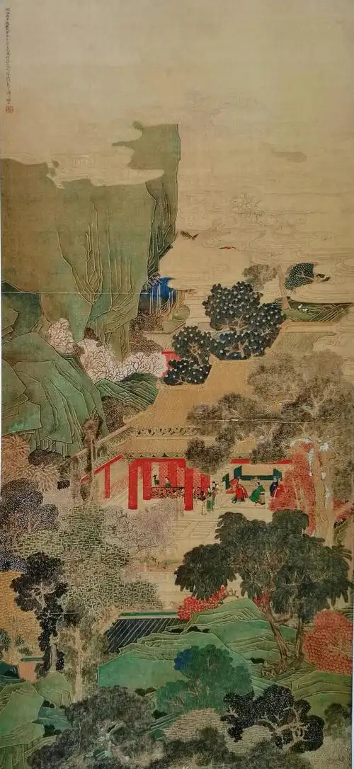 中国传世名画◆长卷 ▏《明皇击球图卷》李公麟带你回到大唐盛世看