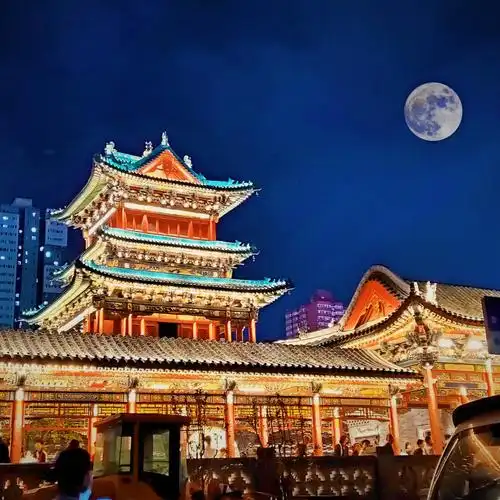 太原钟楼街钟楼夜景