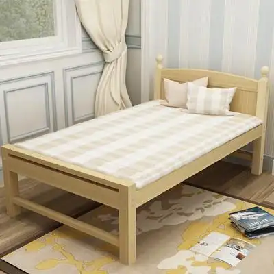 家用单人床公分一米宿舍生儿童床男小户型实木床