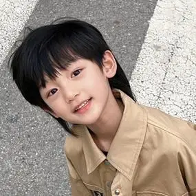 9010人付款淘宝宝宝假发酷帅儿童狼尾鲻鱼头可斜可齐