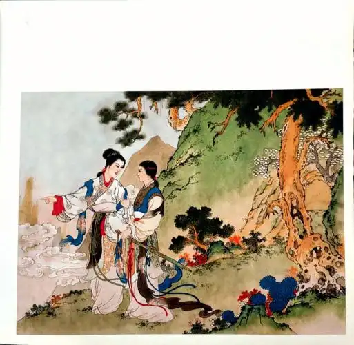 中国画  #儿童绘本  #彩色连环画  #国画 #工笔画 #白蛇传最喜欢