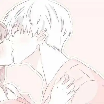 情侣头像一对两张动漫亲吻动漫情侣亲吻头像2张