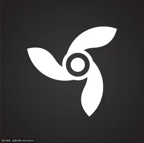 螺旋桨图标的背景图形和web
