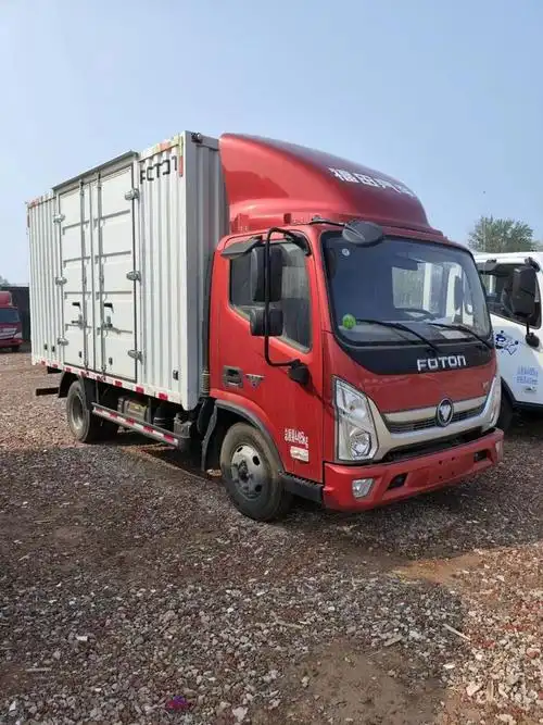 北京福田奥铃速运4米2蓝牌厢货国六报价