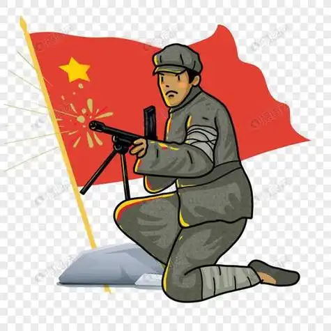 八路军简笔画 八路军简笔画冲锋