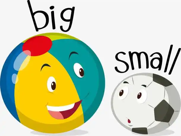 关键词 : 矢量素材,大小对比,英文单词,足球