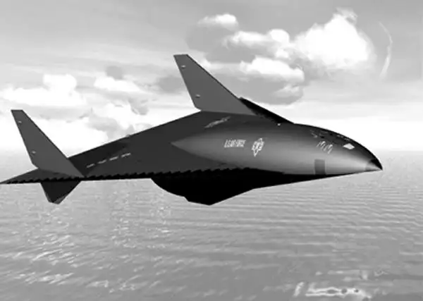 航空迷根据传闻用电脑绘制的"曙光女神"想像图(来源:环球网)