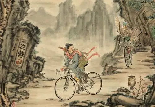 他靠着画祖传三英战吕布吸粉40万阿里京东抢着找他画画