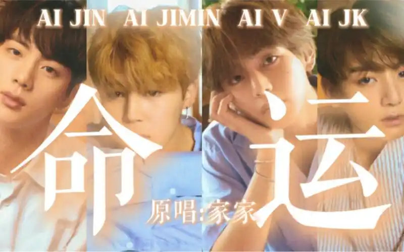 ai cover|"不要命 不要清醒"|命运(原唱:家家)——bts vocal line