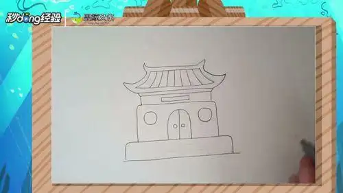 简笔画大佛寺