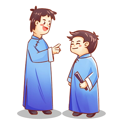 卡通收绘原创1461327相声卡通人物民俗曲艺132810卡通相声泡泡剪贴