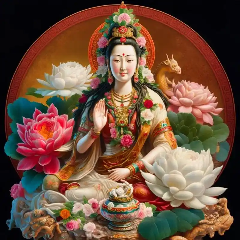 观音菩萨保平安高清壁纸.#观音菩萨#愿所有人平安健康 #抖音 - 抖音