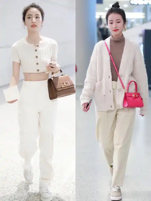 周雨彤穿搭机场私服合集时髦腿精这样穿