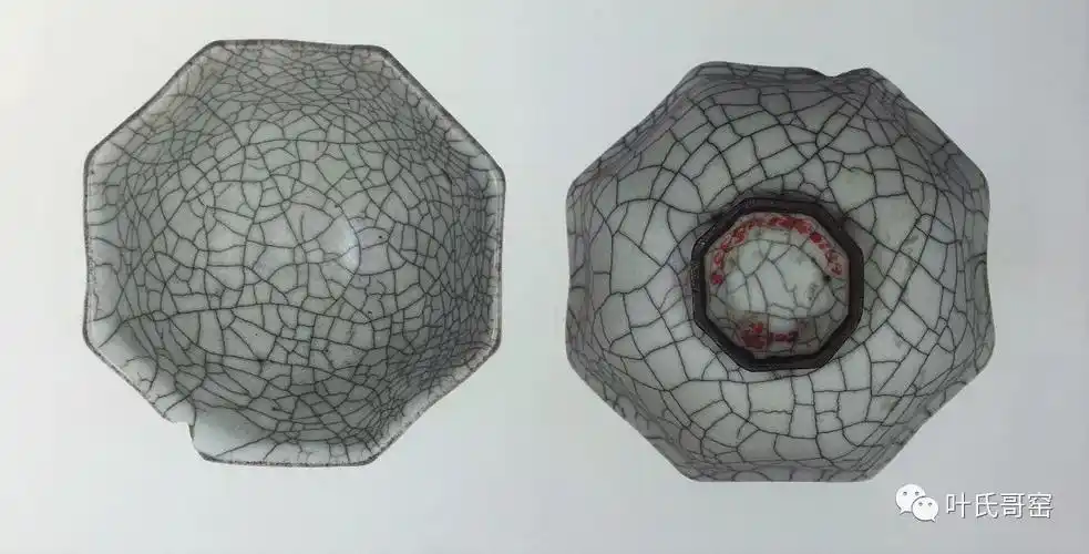【2017北京故宫博物院】哥窑瓷器展︱③哥窑八方杯(超清资料图)