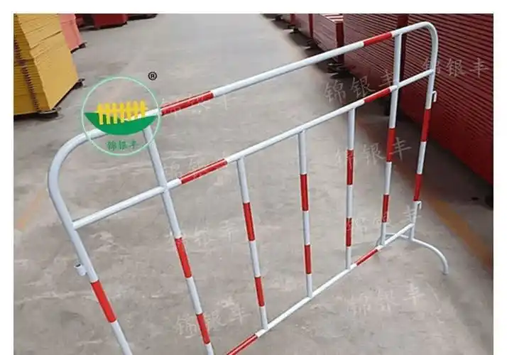 锦银丰护栏可移动隔离栏工地钢管防护栏图片道路隔离栏价格
