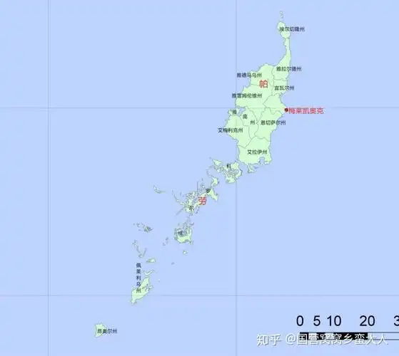 大洋洲行政区划10帕劳
