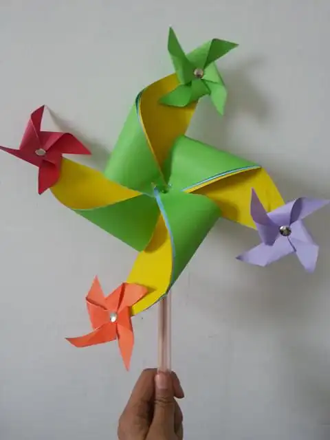 小学生四年级小制作——风车