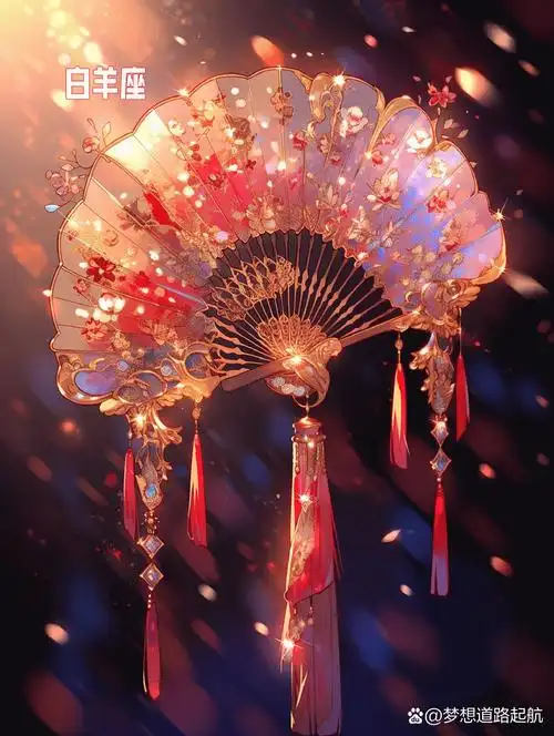 武器素材|十二星座之女神专属法器扇子