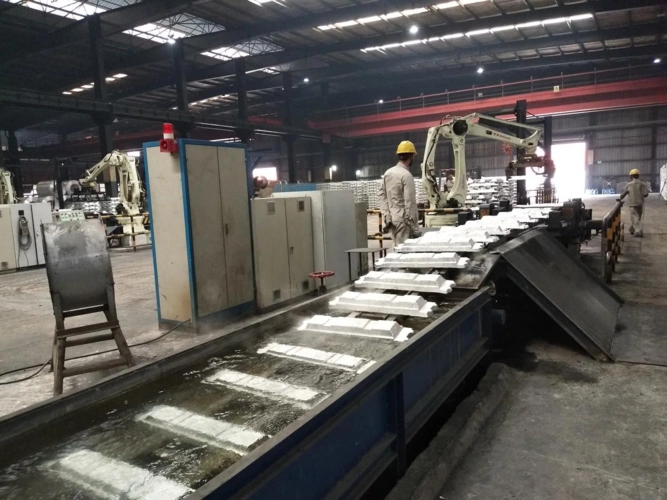 电解铝最后的冷却