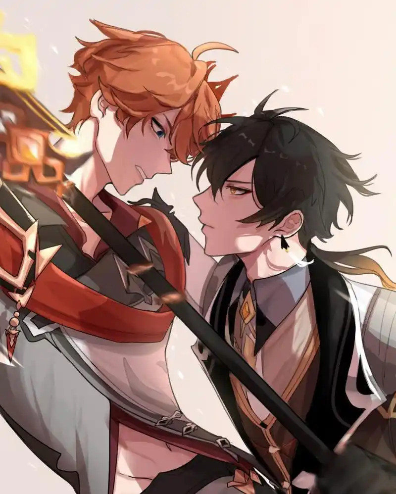 原神 | 公子 x 钟离 0000 搬运 | ins: @ karm.