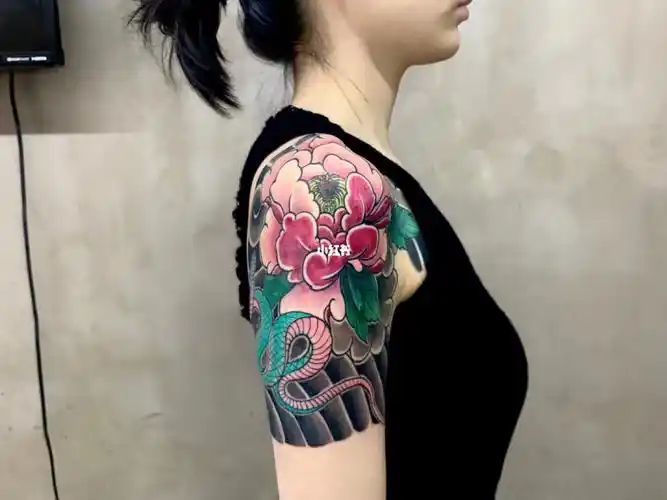 老传统纹身|半甲