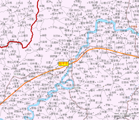 广西桂平市地图_贵港地图_高清版_下载-政区地图 - 余姚天气网