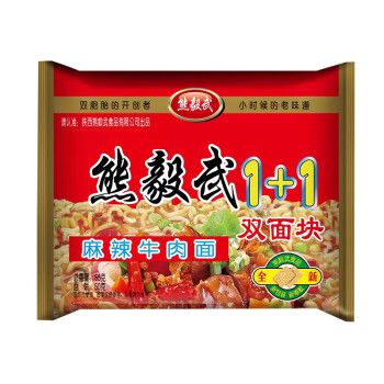 方便面干脆面708090后儿时的味道双面块整箱 熊毅武双胞胎方便面10包
