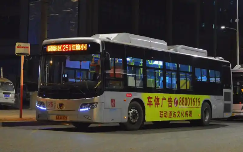 哈尔滨公交25路通联客车行驶片段