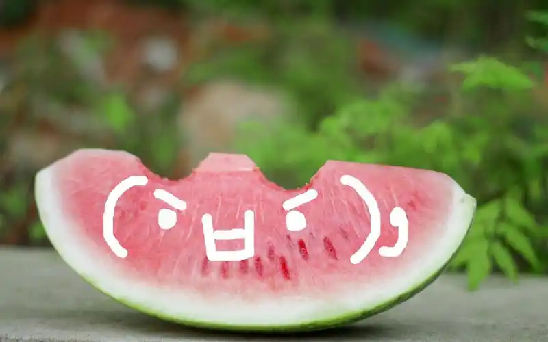 夏日物语风和丽日美女与西瓜桌面壁纸