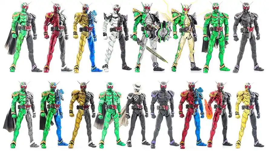 sic假面骑士w全形态包含全部亚种造型展示