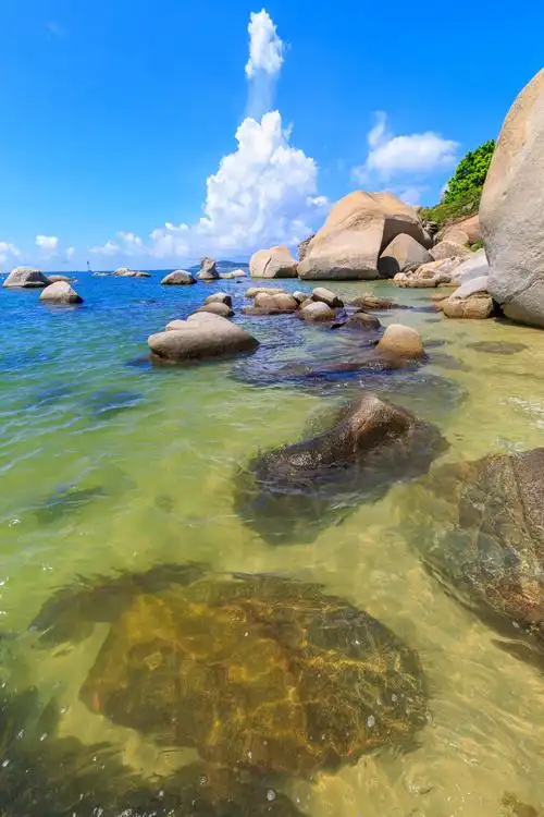 三角洲岛上的沙滩