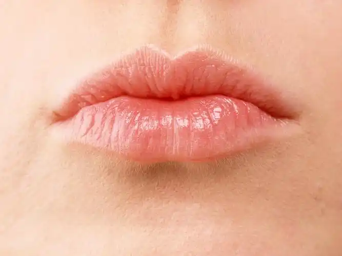 图片描述:女性特写-嘴唇