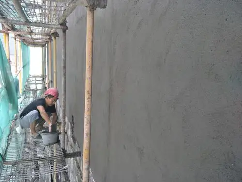 4号楼外墙抹灰