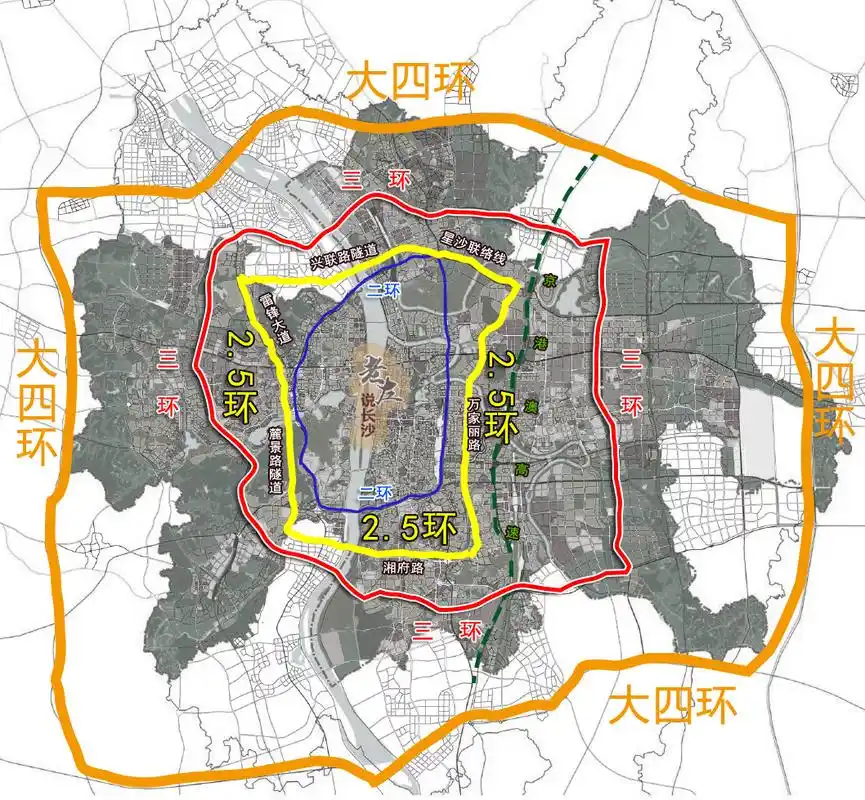 长沙2035年总体规划曝光!一轴两带多中心!