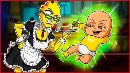 搞笑配音:柠檬小姐和小屁孩展开pk,最后谁会胜利呢