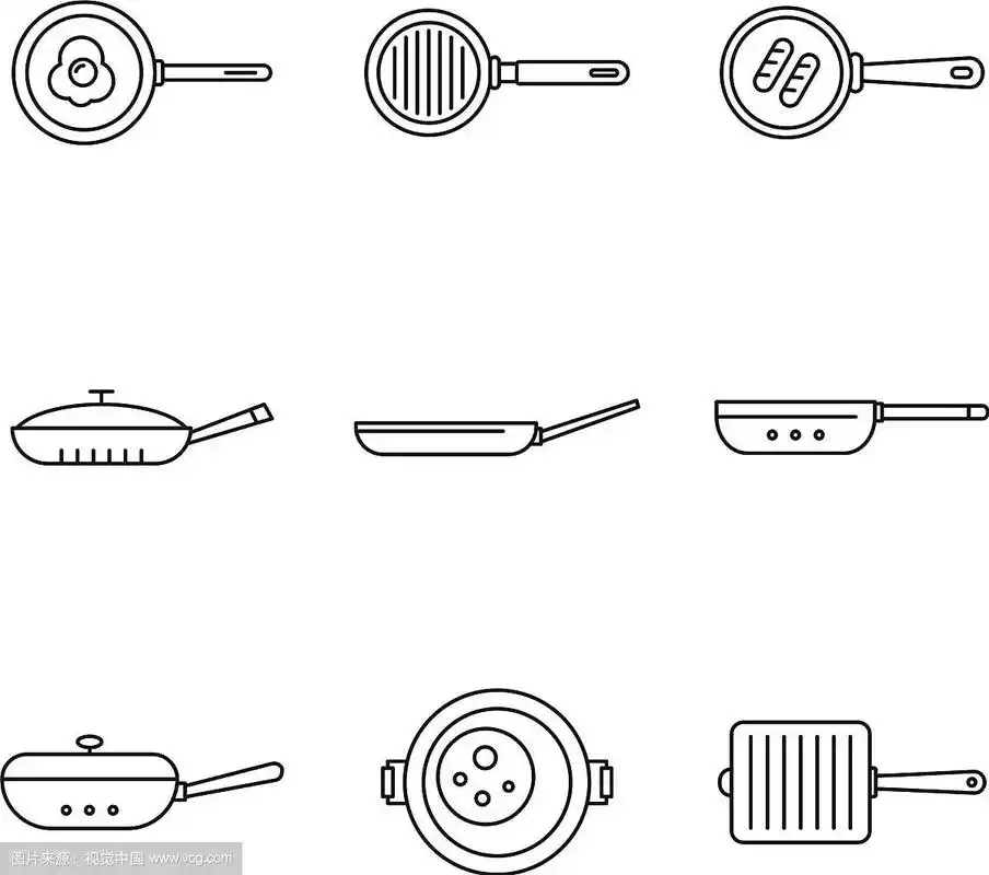 烤盘图标设置轮廓样式