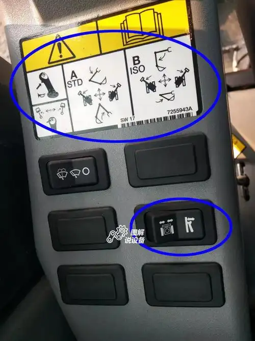 图解说设备微挖贵族山猫e20挖掘机