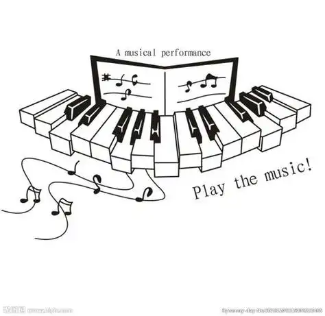 三角钢琴简笔画三角钢琴简笔画图片