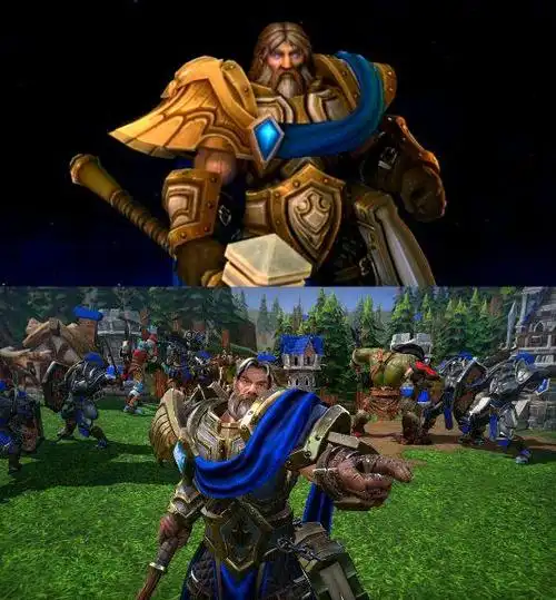 《魔兽争霸3:重制版》更多画面细节 模型各种变帅改回左手持武