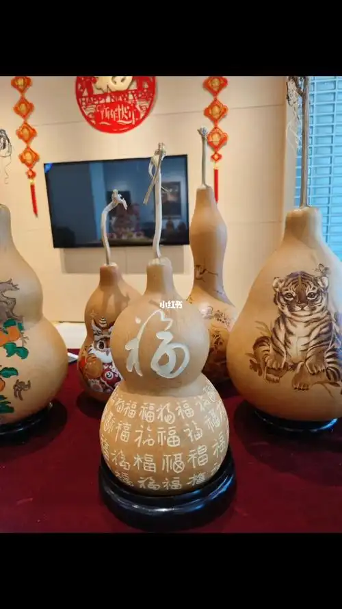 葫芦雕刻百福系列