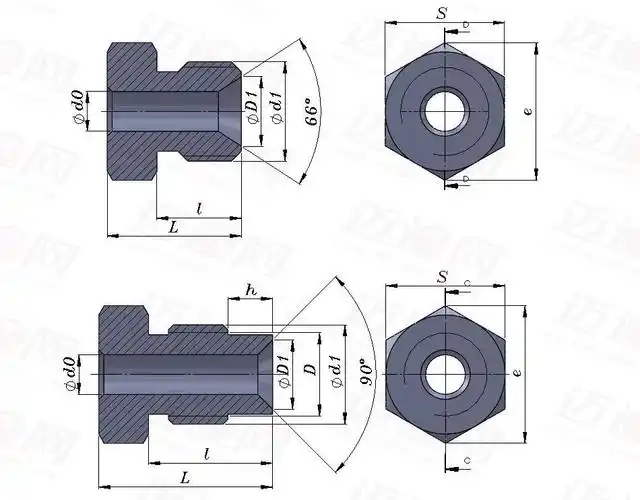 扩口式管接头用空心螺栓