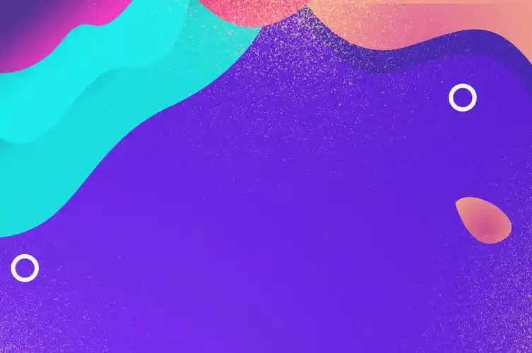 扁平几何渐变简约广告设计背景图