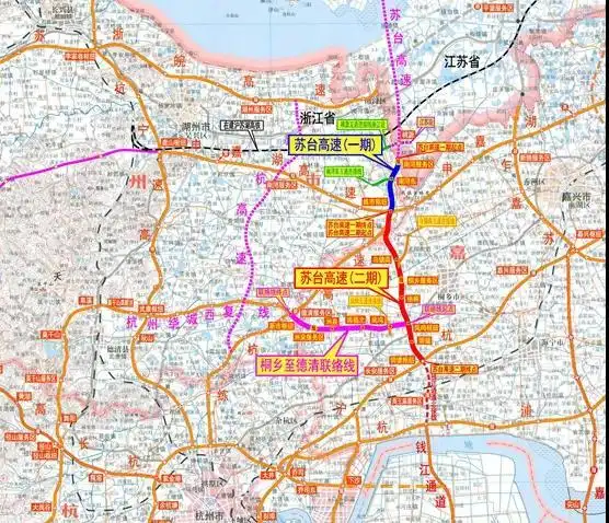 苏台高速公路南浔至桐乡段工程全线获批!浙北再添纵向省际高速大通道