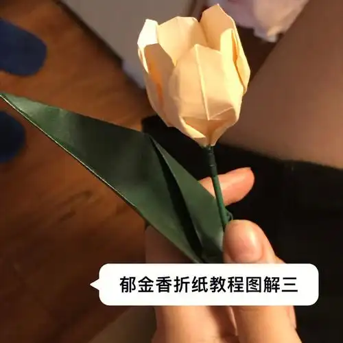 郁金香折纸教程图解