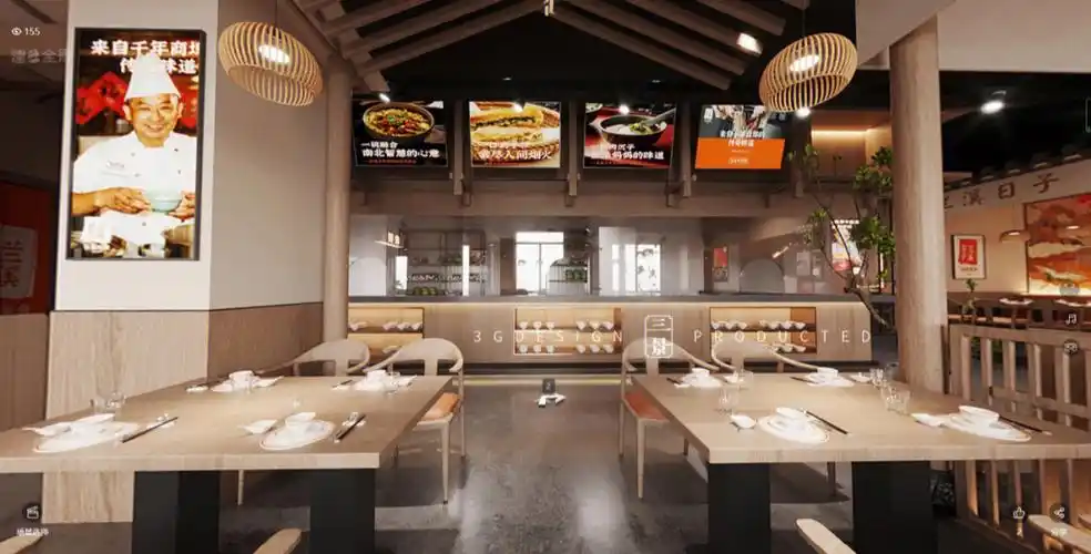 地方特色小吃店装修设计案例