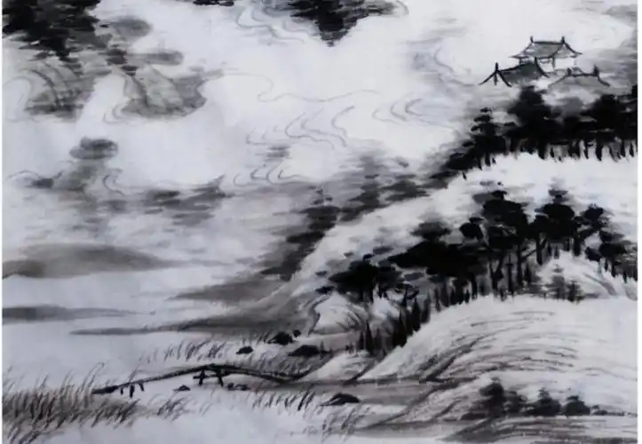 山水画技法米点皴画法