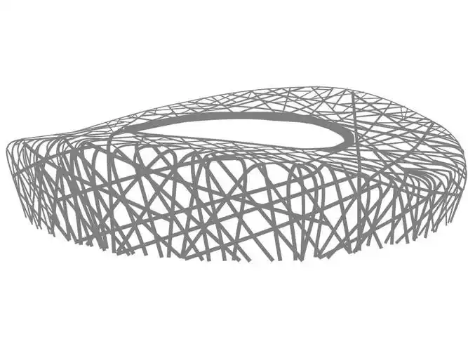 鸟巢纯ppt手绘【小仝作品】