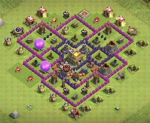 部落冲突7本最强布阵图 防御保奖杯七本阵容推荐