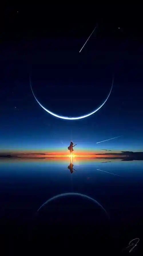 pixiv里那些绝美的心象风景类型插画图片